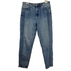 BDG Urban Outfitters Womens Mom Jeans High Rise Pintuck Pleated Size 30 Y2K